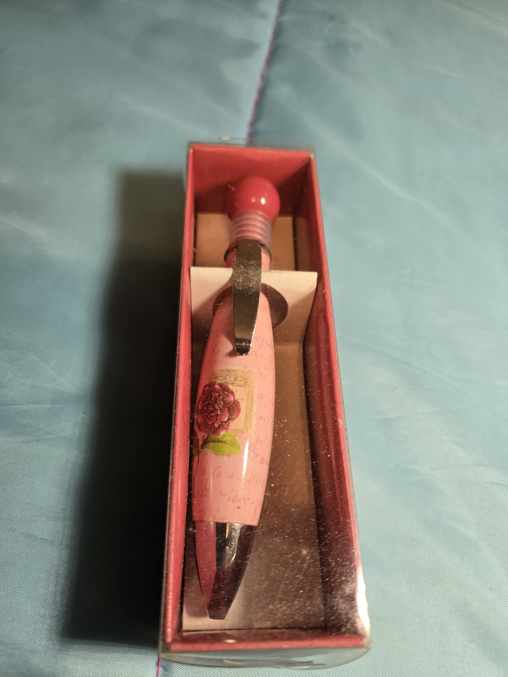 Bubble Pen Pink Flower Sealed Ergonomic For Tremor Arthritis Cure By Michaels